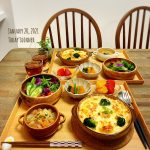 熱々とろとろ♡海老と帆立のマカロニグラタン