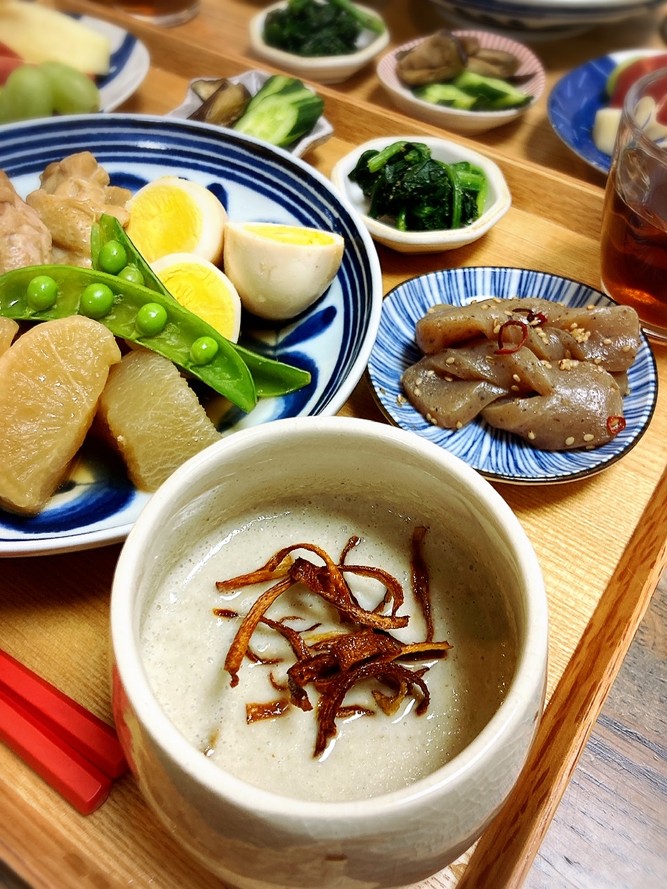 食物繊維たっぷり！濃厚♡牛蒡の和風ポタージュスープ