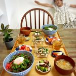 さっぱりヘルシー♡長芋とオクラの梅肉和え