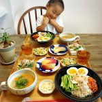 夏にピッタリ！具沢山韓国風そうめん