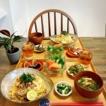 夏におすすめ！梅ツナ大葉の冷製パスタ